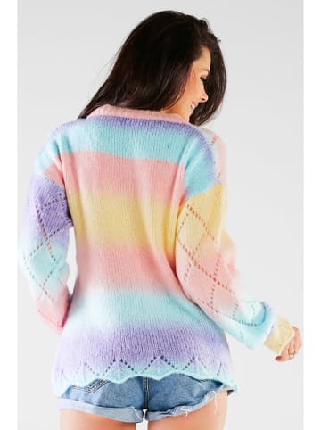 Awama Sweter ze wzorem