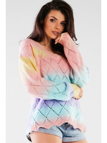 Awama Sweter ze wzorem