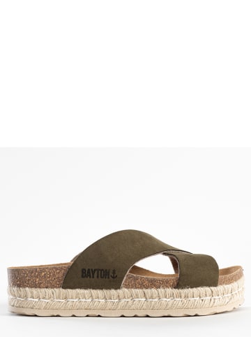 BAYTON Slippers "Penelope" kaki