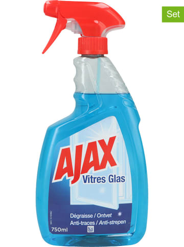 Ajax Środki do czyszczenia szkła (6 szt.) "Triple Action" - 6x 750 ml