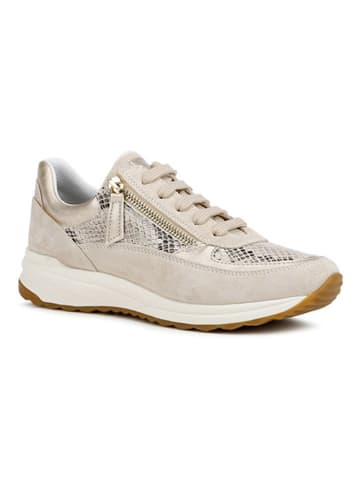 Geox Sneakersy "Dairell" w kolorze beżowym ze wzorem
