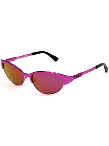 Moschino Damskie okulary przeciwsłoneczne w kolorze fioletowo-różowym