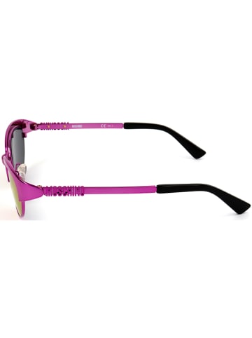 Moschino Damskie okulary przeciwsłoneczne w kolorze fioletowo-różowym