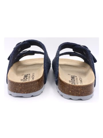 billowy Slippers donkerblauw
