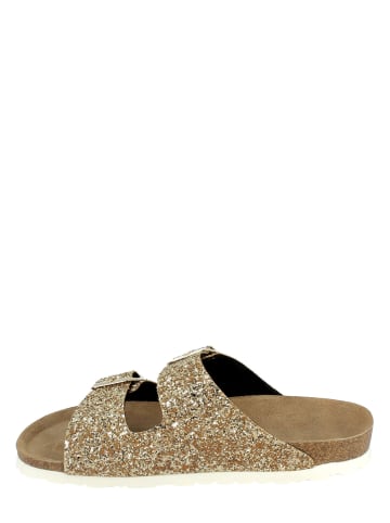 Sunbay Pantoletten "Trefle" in Gold