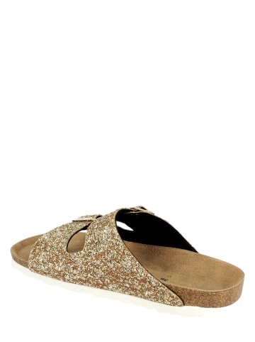 Sunbay Pantoletten "Trefle" in Gold