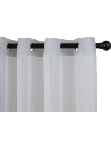 Lifa Living 2-delige set: ringgordijnen taupe
