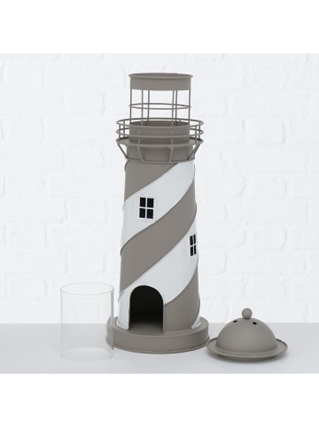 Boltze 2-delige set: lantaarns "Amrum" grijs
