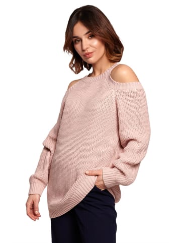 Be Wear Sweter w kolorze jasnoróżowym