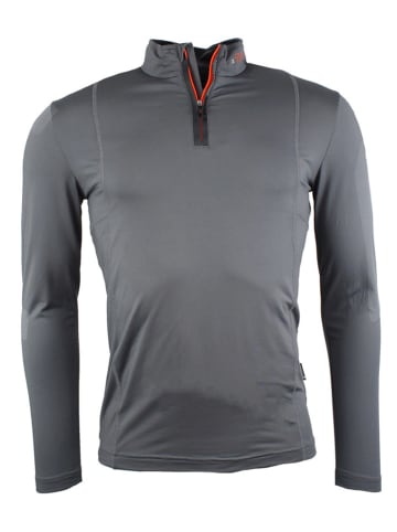 Peak Mountain Bluza polarowa "Canje" w kolorze szarym