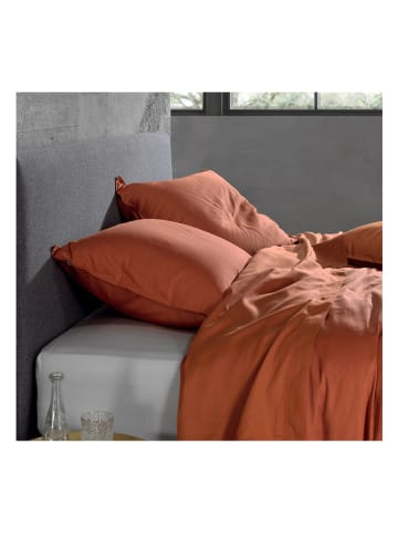 Zo!Home Satynowe poszewki (2 szt.) "Satinado" w kolorze pomarańczowym na poduszkę