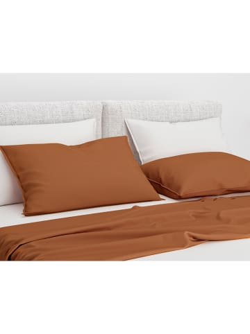 Zo!Home Satynowe poszewki (2 szt.) "Satinado" w kolorze pomarańczowym na poduszkę