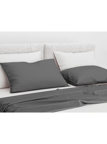 Zo!Home 2er-Set: Satin-Kissenbezüge "Satinado" in Anthrazit