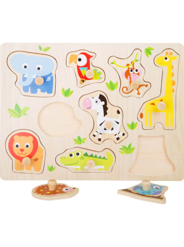 small foot 9tlg. Steckpuzzle "Zootiere" - ab 12 Monaten