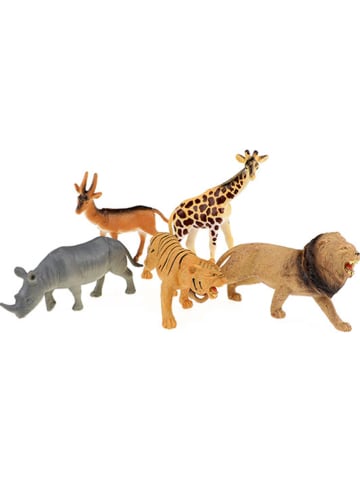 Toi-Toys Speelfiguren "Wilde dieren" - vanaf 3 jaar - 5 stuks