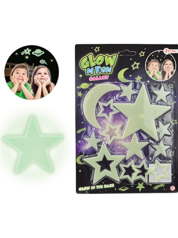 Toi-Toys Świecące naklejki "Stars" w kolorze żółtym - 3+