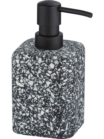 Wenko Seifenspender "Terrazzo" in Schwarz - 240 ml