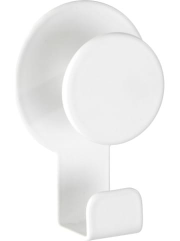 Wenko 2-delige set: wandhaken "Blandas" wit - (B)5 x (H)7,5 x (D)2,5 cm