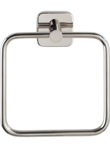 Wenko Edelstahl-Handtuchhalter "Mezzano" - (B)16 x (H)18 x (T)5,5 cm