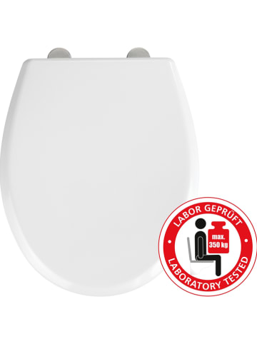 Wenko Easyclose-toiletbril "Gubbio" wit