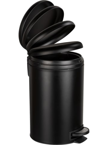 Wenko Treteimer in Schwarz - 12 l