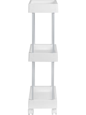 Wenko Rolkast "Mino" wit - (B)18 x (H)80 x (D)45 cm