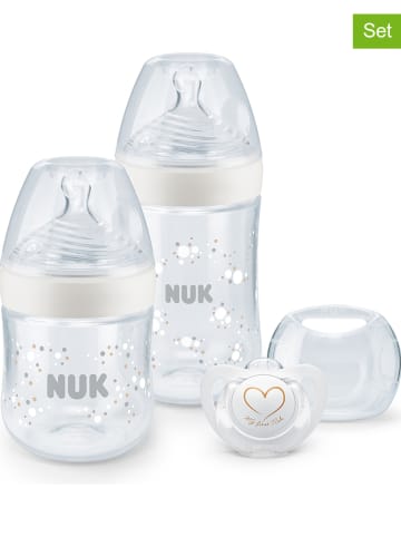 NUK 4tlg. Babyflaschen-Set "Nature Sense Start" in Transparent