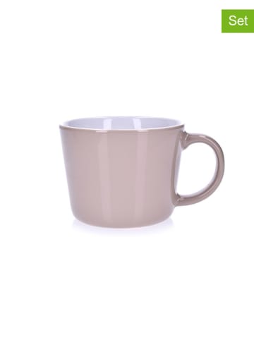 DUKA 2-delige set: bekers beige - 375 ml