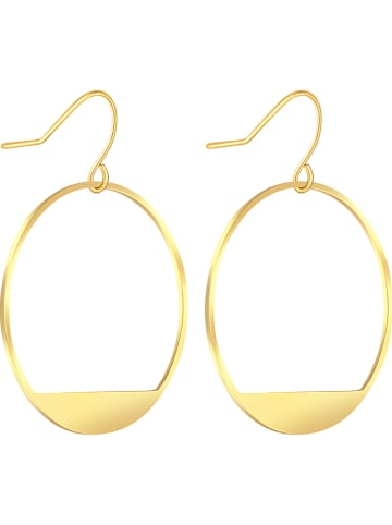 LA CHIQUITA Vergulde oorhangers