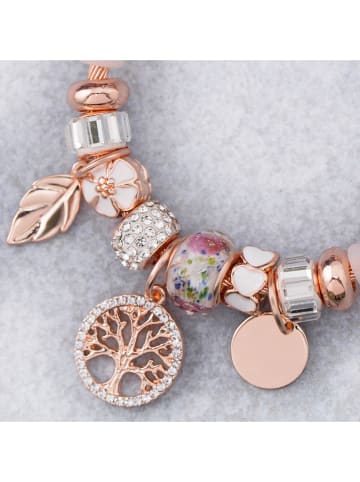 LA CHIQUITA Rosévergold. Armspange mit Schmuckelementen