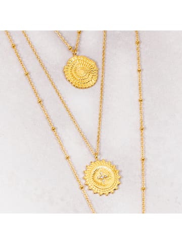 MENTHE À L'O Vergulde ketting met sierelementen - (L)70 cm