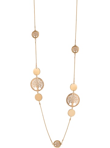 MENTHE À L'O Vergold. Halskette mit Schmuckelementen - (L)90 cm