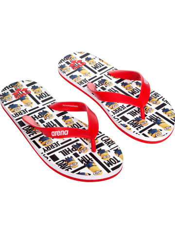 Arena Teenslippers wit/rood/meerkleurig