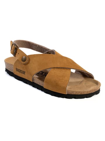 BACKSUN Sandalen "Manabi" camel