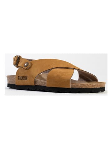 BACKSUN Sandalen "Manabi" camel