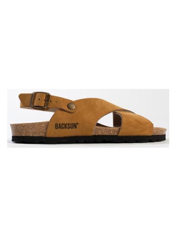 BACKSUN Sandalen "Manabi" in Camel