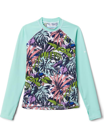 Columbia Longsleeve "Sandy Shores" turquoise/meerkleurig