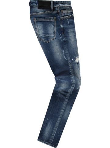 RAIZZED® Spijkerbroek "Desert" - slim fit - donkerblauw