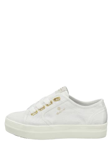 GANT Footwear Sneakersy "Leisha" w kolorze białym
