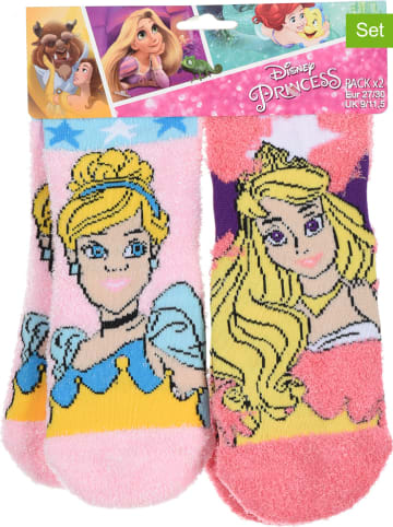 Disney Princess 2er-Set: Socken "Prinzessin" in Rosa/ Bunt