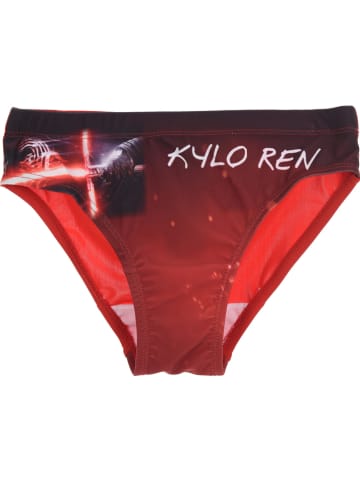 Star Wars Badehose "Star Wars" in Schwarz/ Rot