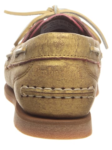 Timberland Mokassins "Classic Boat" in Gold - Weite W