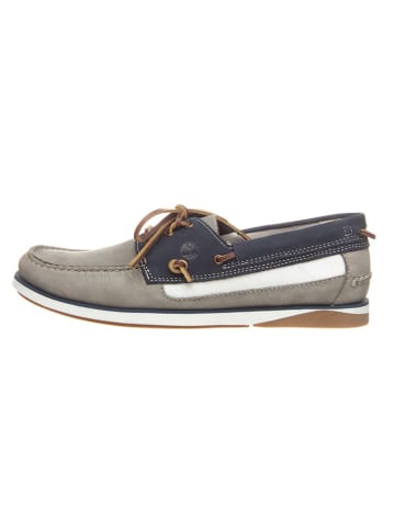 Timberland Leder-Mokassins "Atlantis Break" in Grau - Weite M