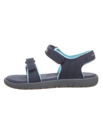 Timberland Leren sandalen "Nubble" donkerblauw - wijdte M