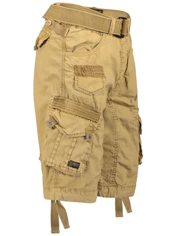 Geographical Norway Cargobermudas "Panoramique" in Beige