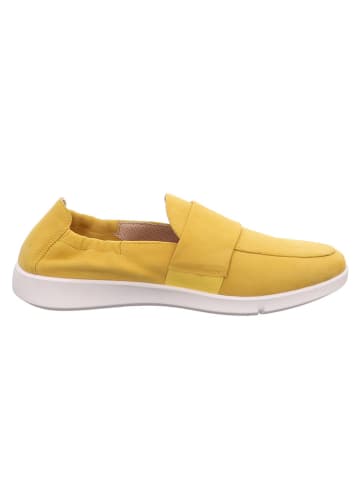 Legero Skórzane slippersy "Lucca" w kolorze żółtym