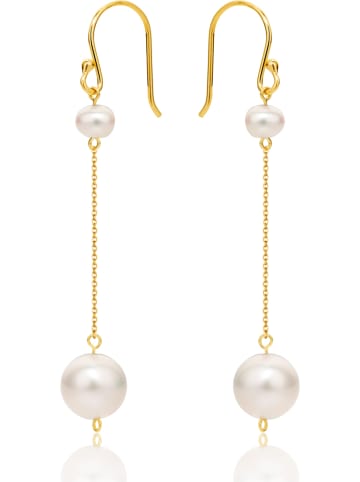 Diamant Exquis Gold-Ohrhänger mit Perlen