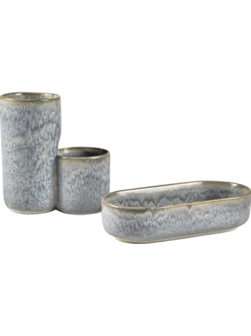 Villa Collection Opbergbakje grijs - (B)12,5 x (H)14 x (D)7 cm