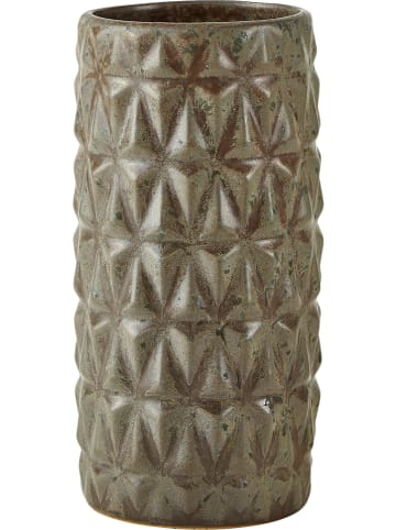 Villa Collection Vase in Grau - (H)22 x Ø 10 cm