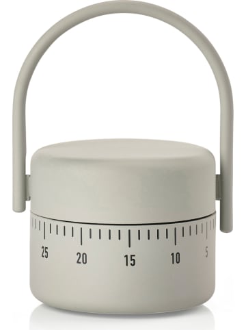 Zone Denmark Küchenwecker "Singles" in Grau - (H)8,9 x Ø 5,4 cm